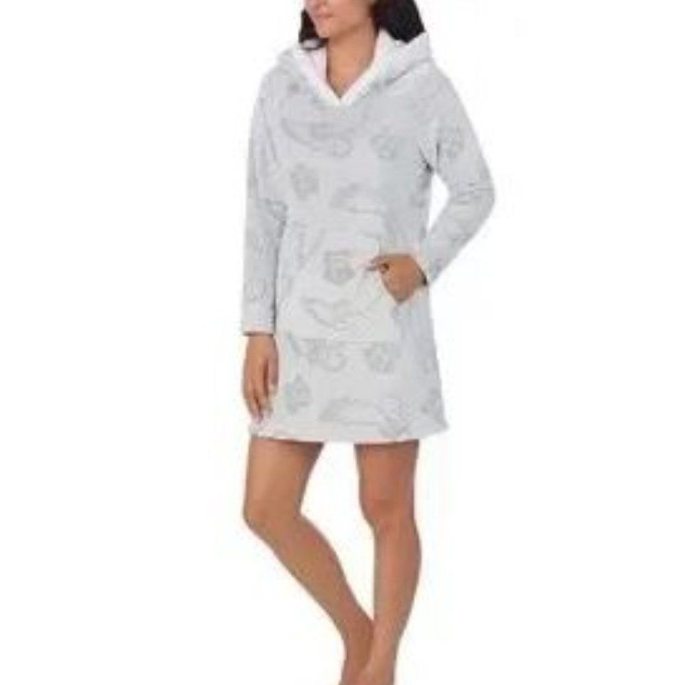 Wizarding World of Harry Potter Hooded lounge dress super soft Hedwig Hogwarts M